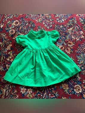 Vintage C.I. Castro Dress  Collar green